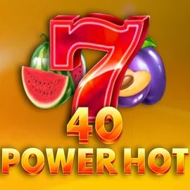 Slots logo of 40 Power Hot from Amusnet Interactive at Mega Riches Casino