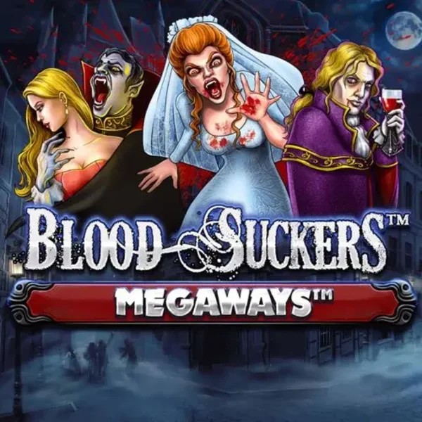 Blood Suckers Megaways logo – Slots by Red Tiger Gaming at Mega Riches Casino