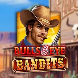 Official Slots logo: Bulls Eye Bandits by Origins at Mega Riches Casino
