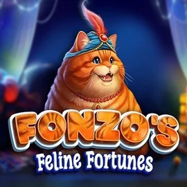 Fonzos Feline Fortunes logo – Slots by Pragmatic Play at Mega Riches Casino
