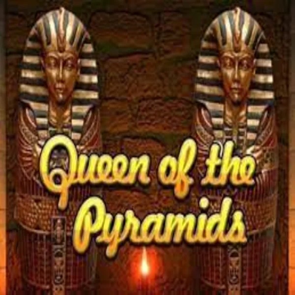 Queen of the Pyramids game by Playtech – logo hosted on Mega Riches Casino