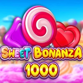 Sweet Bonanza 1000 logo by Pragmatic Play at Mega Riches Casino